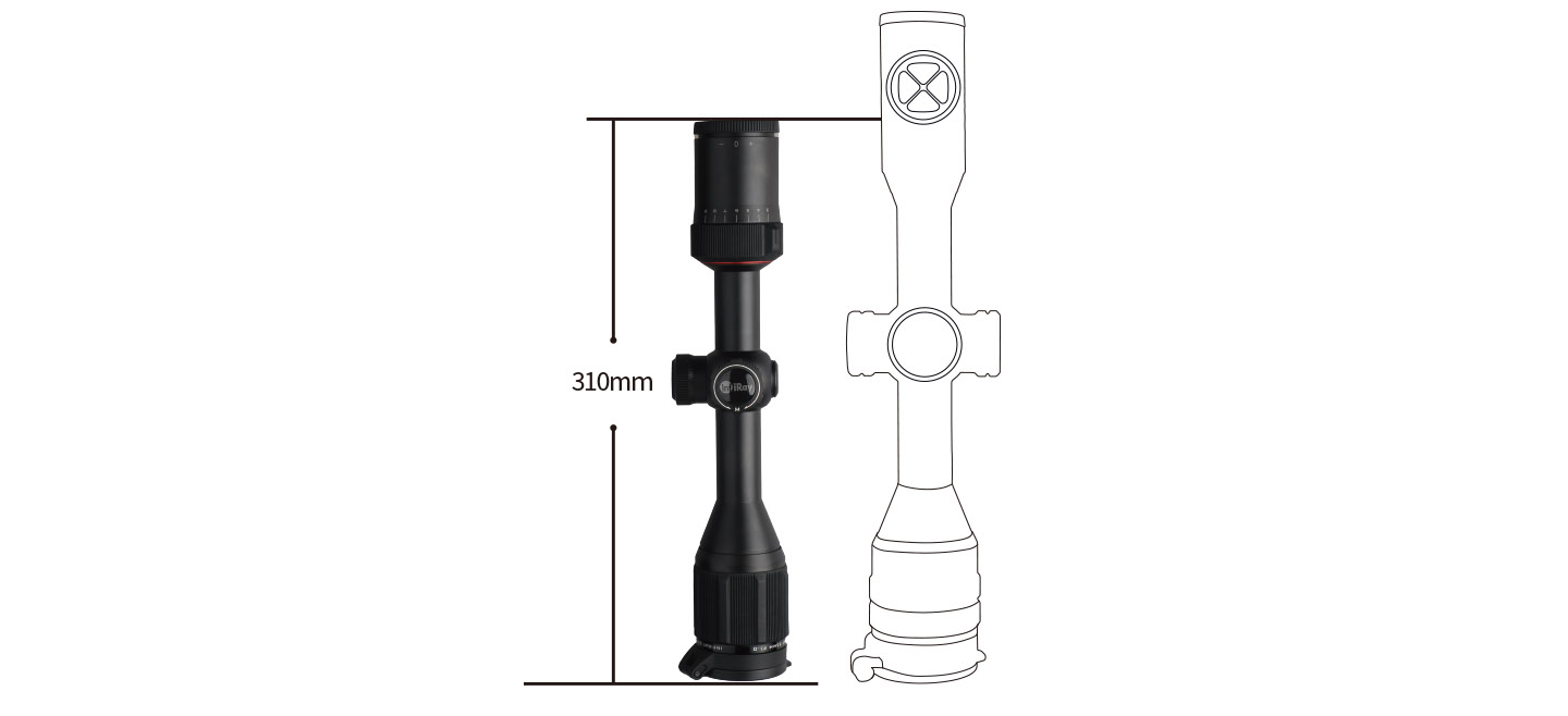 Габариты iRay Tube TL 25 SE