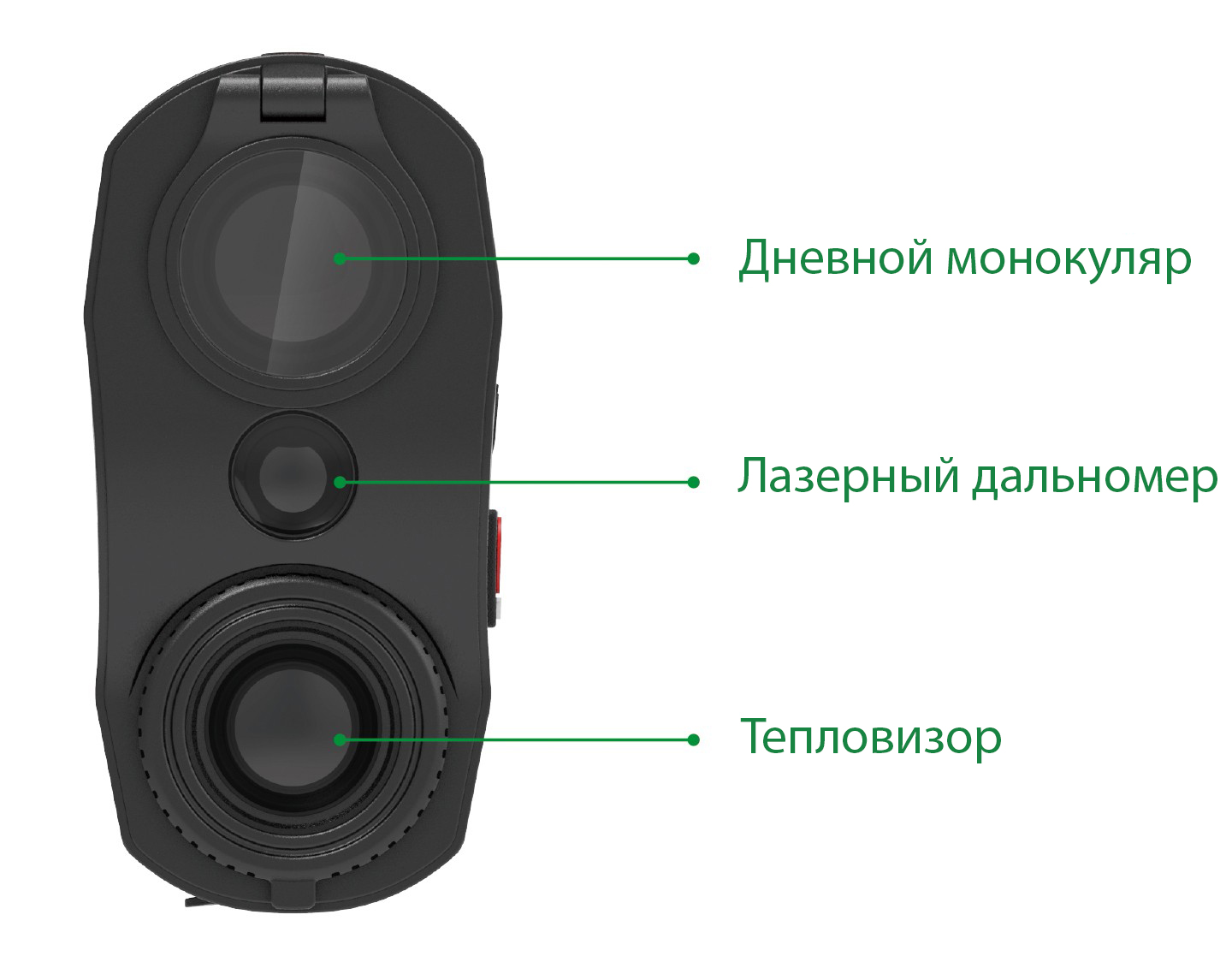 Функции тепловизора iRay Dual DP19